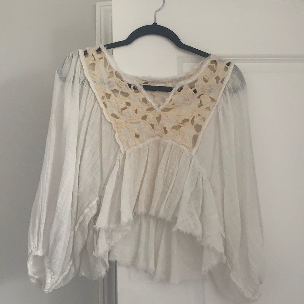 Free People 70s Inspired Blouse